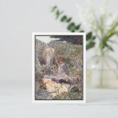 Haunted Garden by Charles Robinson Briefkaart (Staand voorkant)