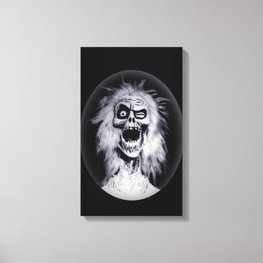 Haunted Ghost Matriarch herenhuis portret Canvas Afdruk (Voorkant)