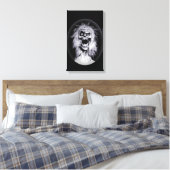 Haunted Ghost Matriarch herenhuis portret Canvas Afdruk (Insitu (Slaapkamer))