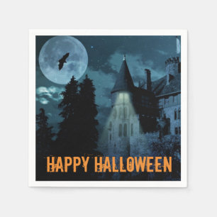 Haunted Gothic Mansion Halloween Servet