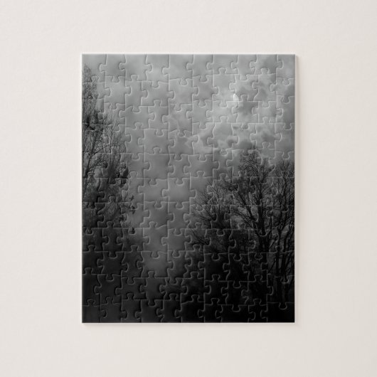 Haunted Gothic Sky Legpuzzel (Verticaal)