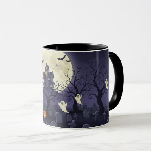 Haunted Graveyard Mug (Devant droit)