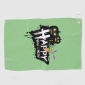 Haunted Greens : Serviettes de golf Halloween pour (Horizontal)