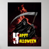 Haunted Grim Reaper aangepaste Halloween Posters (Voorkant)