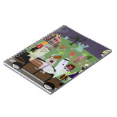 Haunted Halloween Graveyard Party Notitieboek (Linkerzijde)