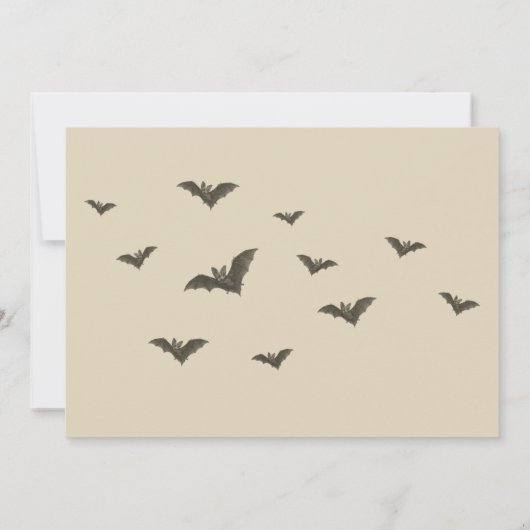 Haunted Halloween Housewarming Party Uitnodiging (Achterkant)