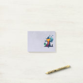 Haunted Halloween Pumpkin Head Scarecrow Spooky Post-it® Notes (Op bureau)