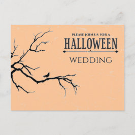 Haunted Halloween Wedding Briefkaart
