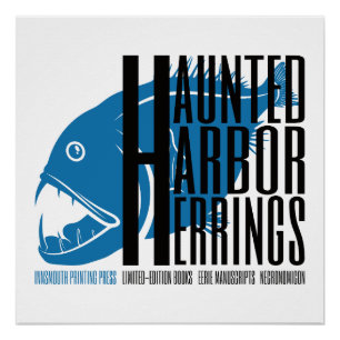 Haunted Harbour Haring Printing Press Perfect Poster