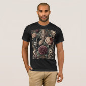 Haunted Harmonics – Gothic Wearable Art T-shirt (Voorkant volledig)