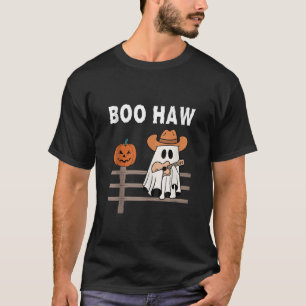 Haunted Harmony Pumpkin Boo Haw gitaar Cowboy Ghos T-shirt