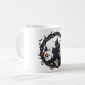 👻 "Haunted Haven" Halloween Night Mug (Devant gauche)