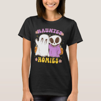 Haunted Homies Halloween Mom Gift Spooky Seizoen T-shirt
