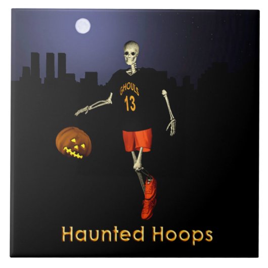 Haunted Hoops Tegeltje (Voorkant)