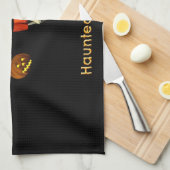 Haunted Hoops Theedoek (Quarter Fold)