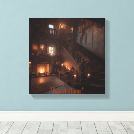 Haunted Horizons Canvas Afdruk (Insitu (Houten vloer))