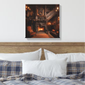 Haunted Horizons Canvas Afdruk (Insitu (Slaapkamer))