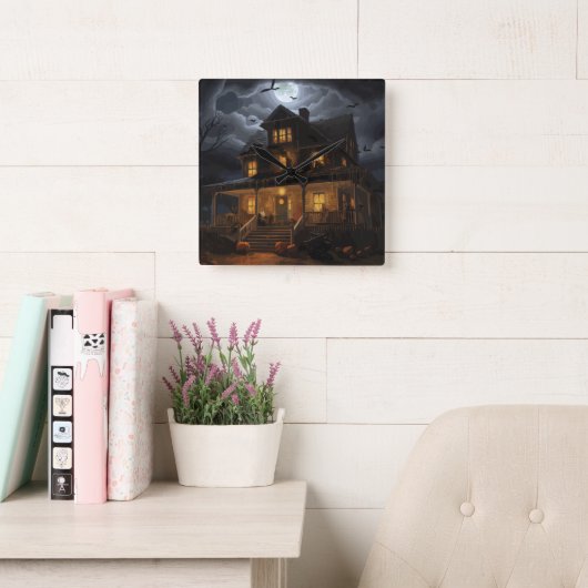 Haunted Horizons Vierkante Klok (Leeskamer)