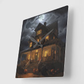 Haunted Horizons Vierkante Klok (Hoek)