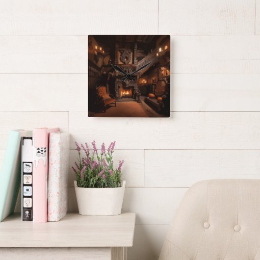 Haunted Horizons Vierkante Klok (Leeskamer)