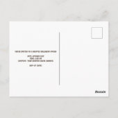 Haunted House bij Halloween Briefkaart (Achterkant)