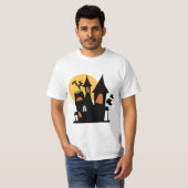 Haunted House Cartoon T-shirt (Voorkant volledig)
