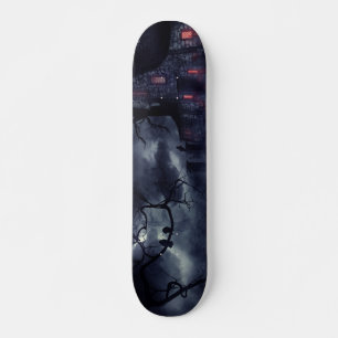 Haunted House en kraaien Skateboard