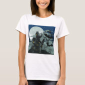 Haunted House Full Moon Vrouwen T-shirt (Voorkant)