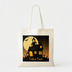Haunted House Halloween Bag Tote Bag