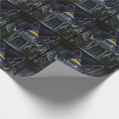 Haunted House Halloween Cadeaupapier (Hoek)