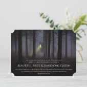 Haunted House Halloween Faire-part de mariage (Debout devant)