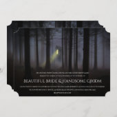 Haunted House Halloween Faire-part de mariage (Devant / Derrière)