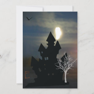 Haunted House Halloween Kaart