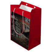 Haunted House Halloween Medium Cadeauzakje (Achterkant Gekanteld)
