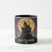 Haunted House Halloween Mug (Centre)