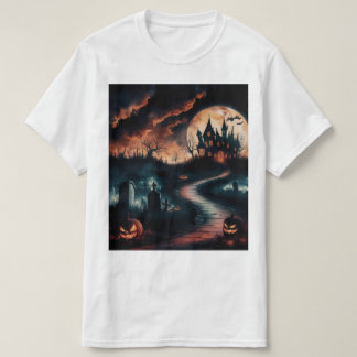 Haunted House Halloween Night T-shirt