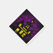 Haunted House Halloween Paper Napkins Servet (Hoek)