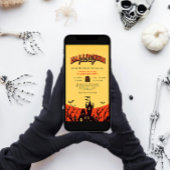 Haunted House Halloween Party Kaart