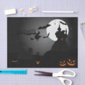 Haunted House Halloween Tissuepapier (Craft)