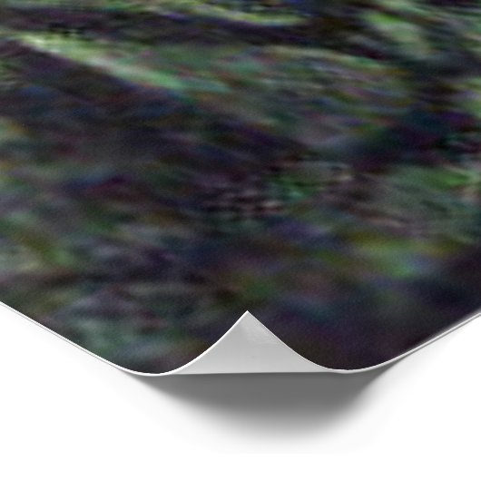 Haunted House Jack O' Lantern Ghost Moon Poster (Hoek)