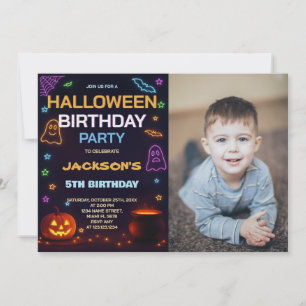 Haunted House Kids Verjaardag Uitnodiging