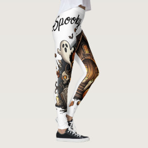 Haunted House Leggings Éffrayants 🕷️ 🎃