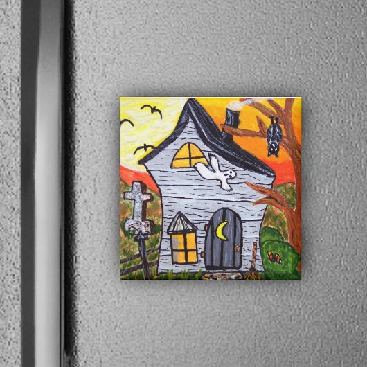 Haunted House Magnet Magneet