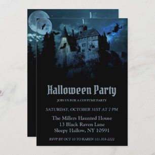 Haunted House of a Hill Invitation Kaart