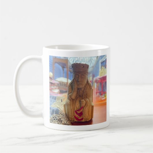 Haunted House of Lewis Chess Coffee Mug 3 (Queen) (Gauche)