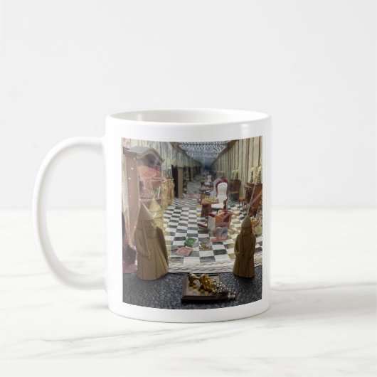 Haunted House of Lewis Chess Coffee Mug 4 (Rooks) (Gauche)