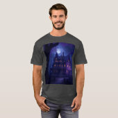 Haunted House op de heuvel T-shirt (Voorkant volledig)