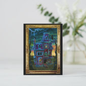 Haunted House Portrait Briefkaart (Staand voorkant)