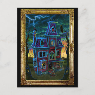 Haunted House Portrait Briefkaart