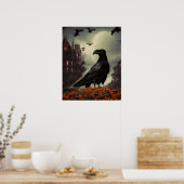 Haunted House Raven Poster (Keuken)